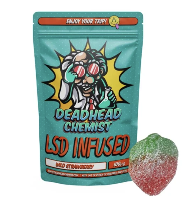 Wild Strawberry Gummy Deadhead Chemist LSD Edibles